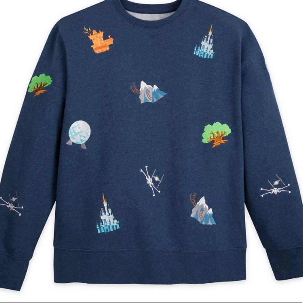 Walt Disney World Embroidered Icons Sweatshirt